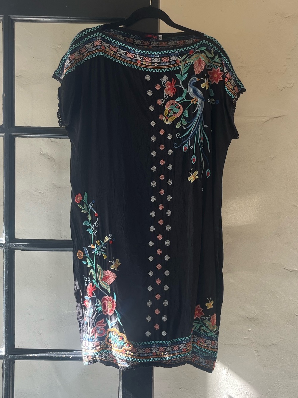 Beautiful Johnny Was Embroidered Tunic Blouse